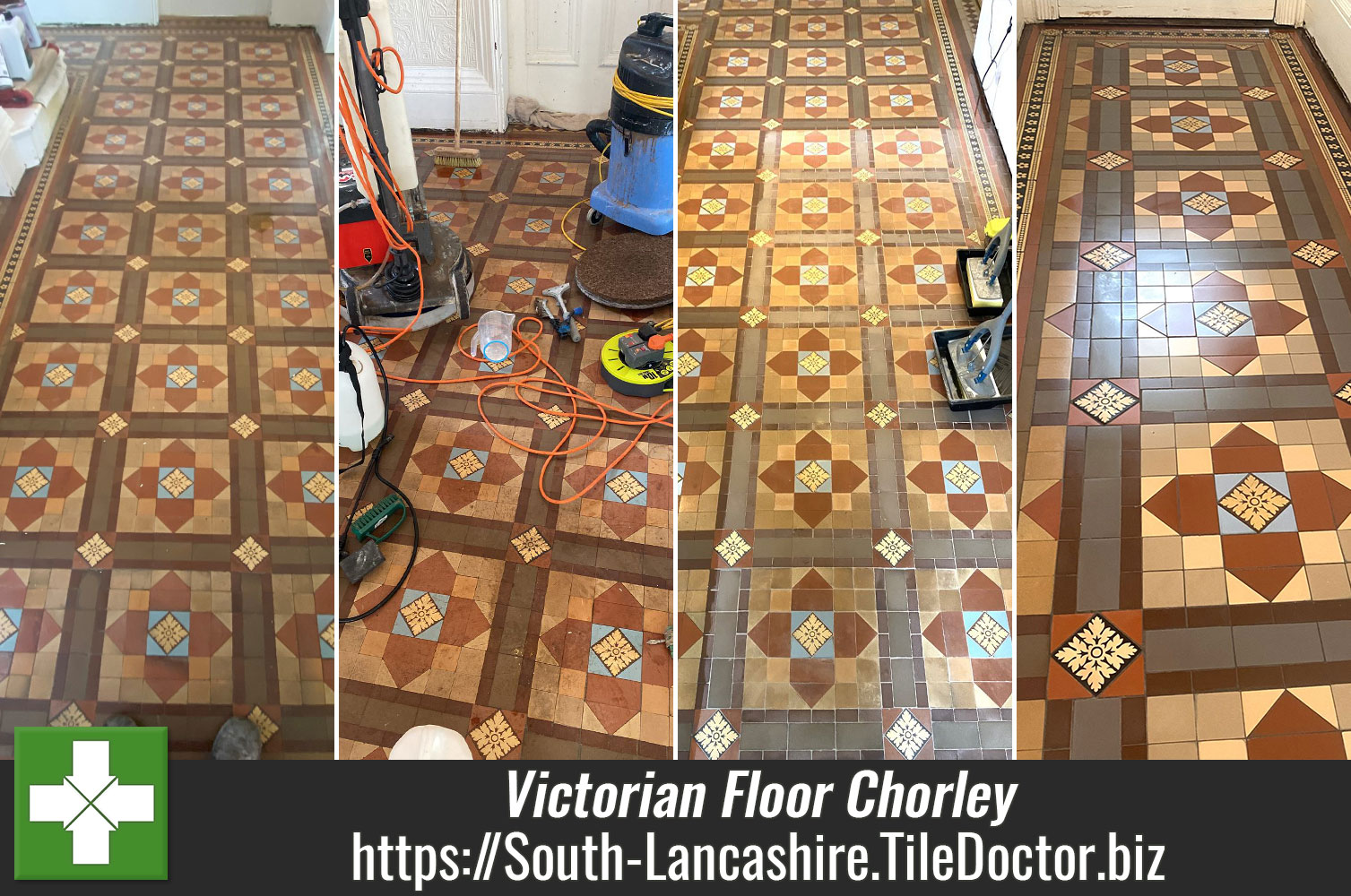 Getting the Best from a Victorian Floor in Chorley Lancashire with Tile Doctor products