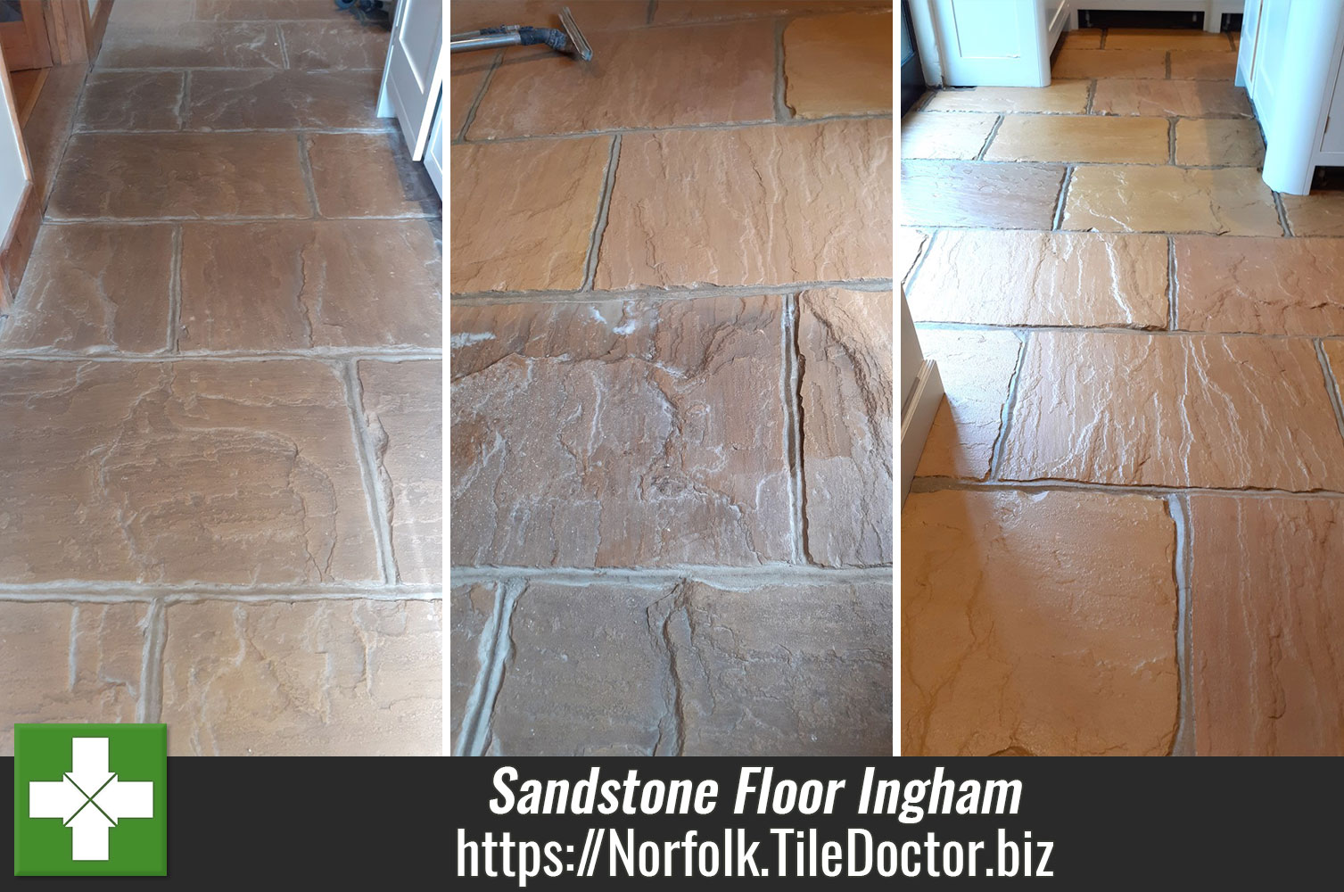 Sandstone Floor Renovation Ingham