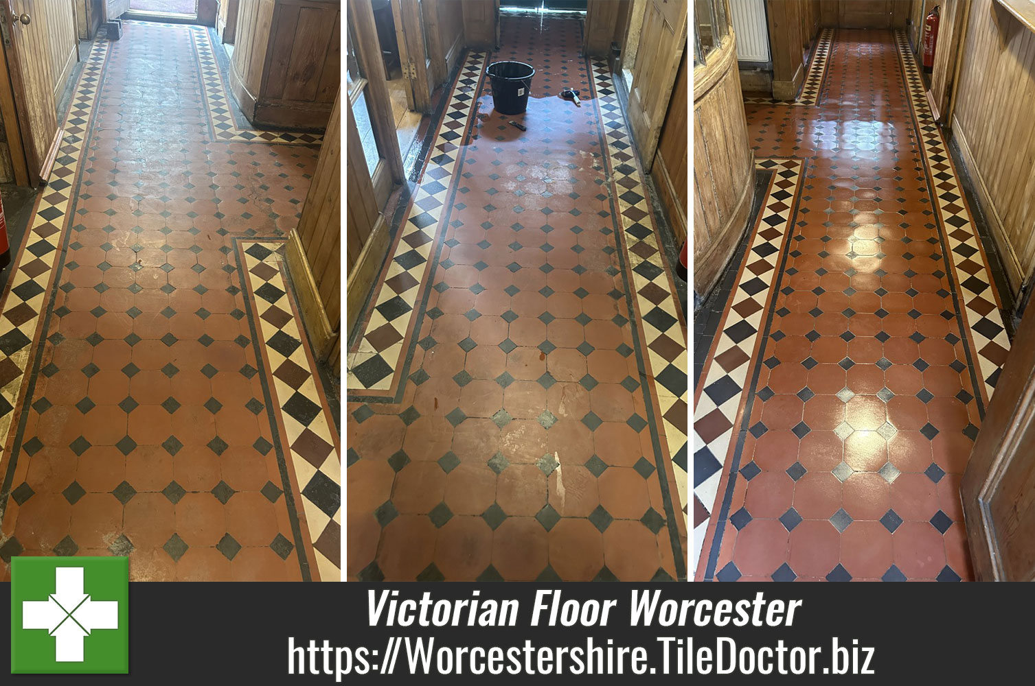 Tile Doctor Seal and Go Extra Chosen to Provide Durable Protection for a Victorian Pub Floor in St Johns Worcester