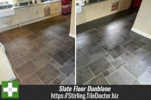 Slate Kitchen Floor Renovation Dunblane