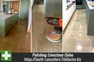 Limestone Floor Cleaning and Polishing Colne