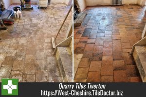 Quarry Tiled Floor Renovation Tiverton