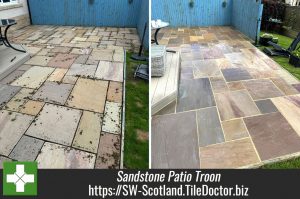 Sandstone Patio Renovation Troon Ayrshire