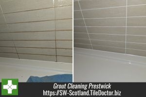 Ceramic Tiled Shower Grout Renovation Prestwick